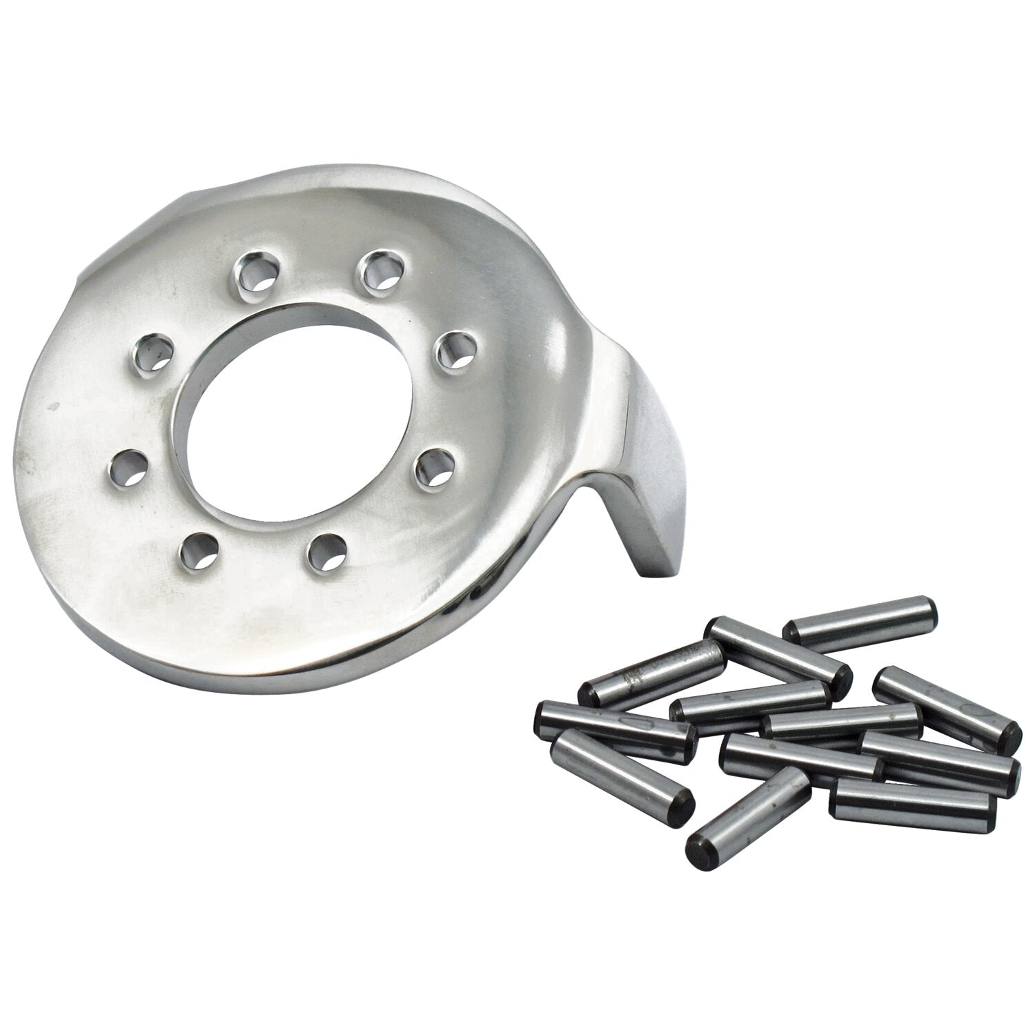 MCS Triple tree mounted fork stop kit - Stainless