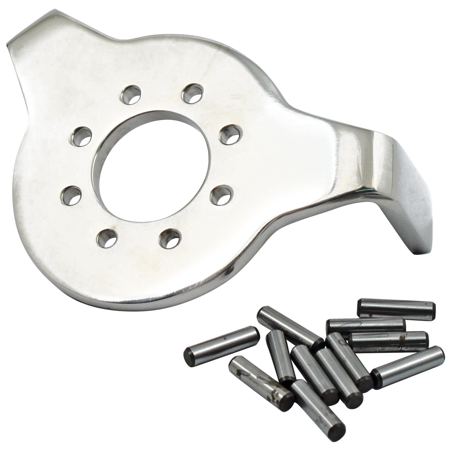MCS Triple tree mounted fork stop kit - Stainless
