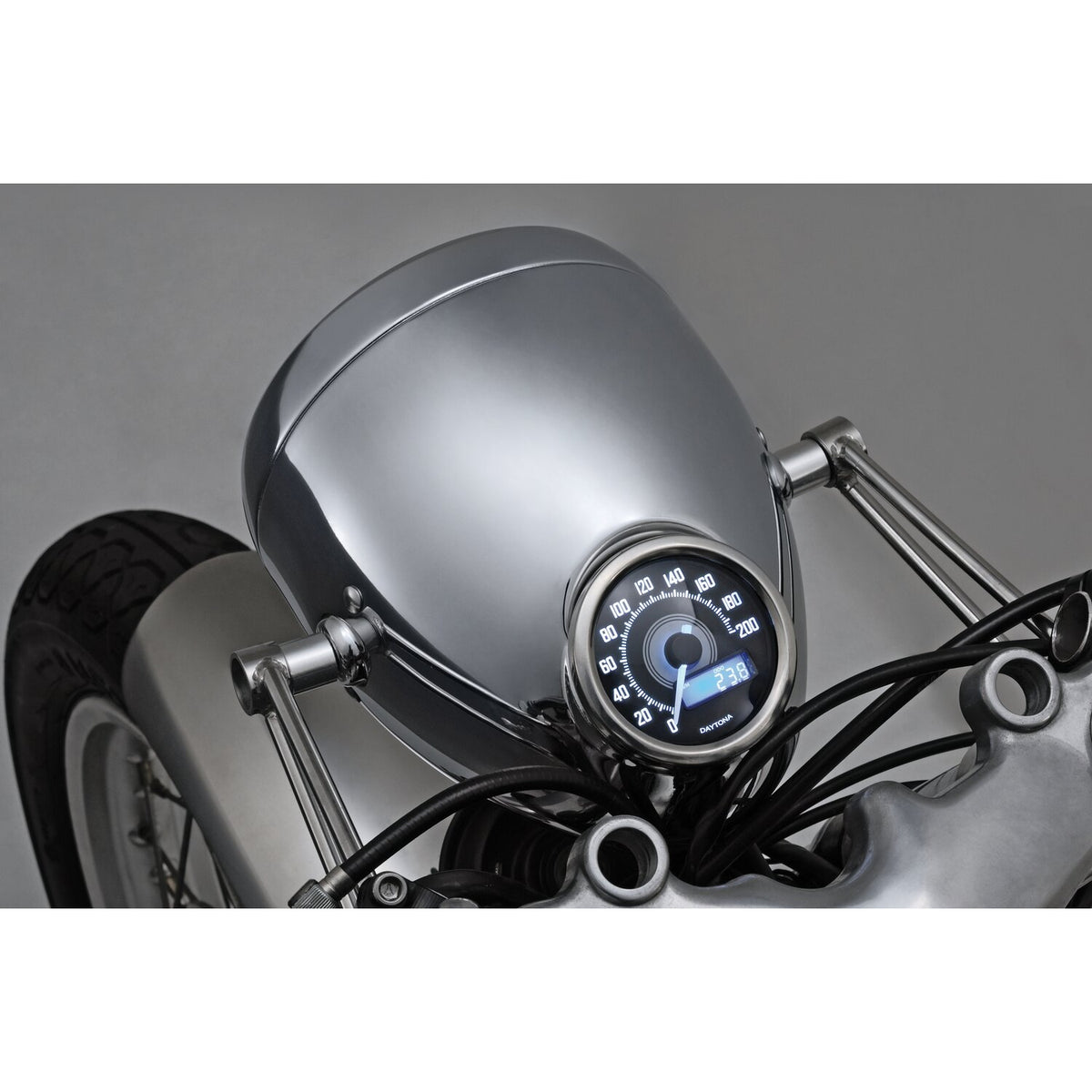 Daytona Vintage 5-3/4" headlamp - Chrome
