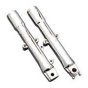 MCS Lower fork legs single disc - Chrome