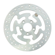MCS Brake rotor rear drilled - Zinc plated steel