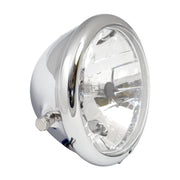 MCS Bates style 5-3/4" H4 headlamp - side mount - Chrome