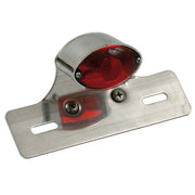 MCS Mini catye taillight - Chrome - Aluminum bracket