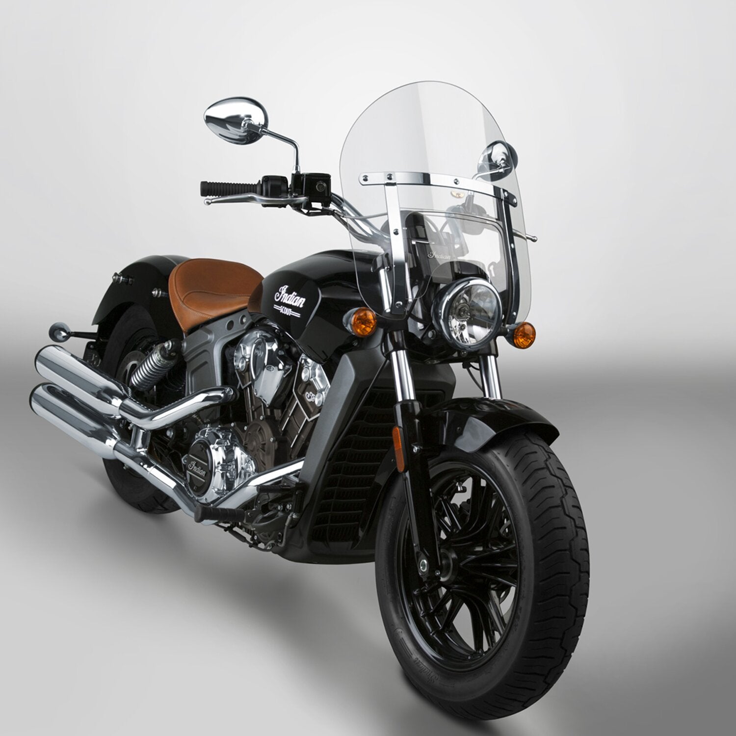 National Cycle Low Boy Heavy Duty™ Windshield - Light gray