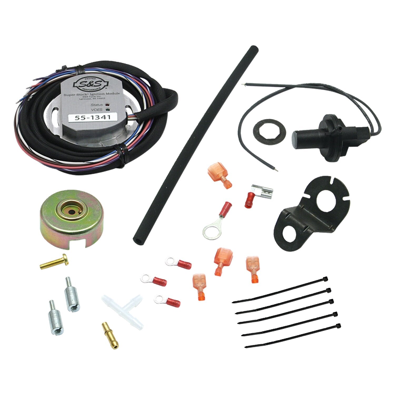 S&S Super Stock single fire ignition kit - 93" S&S Shovel