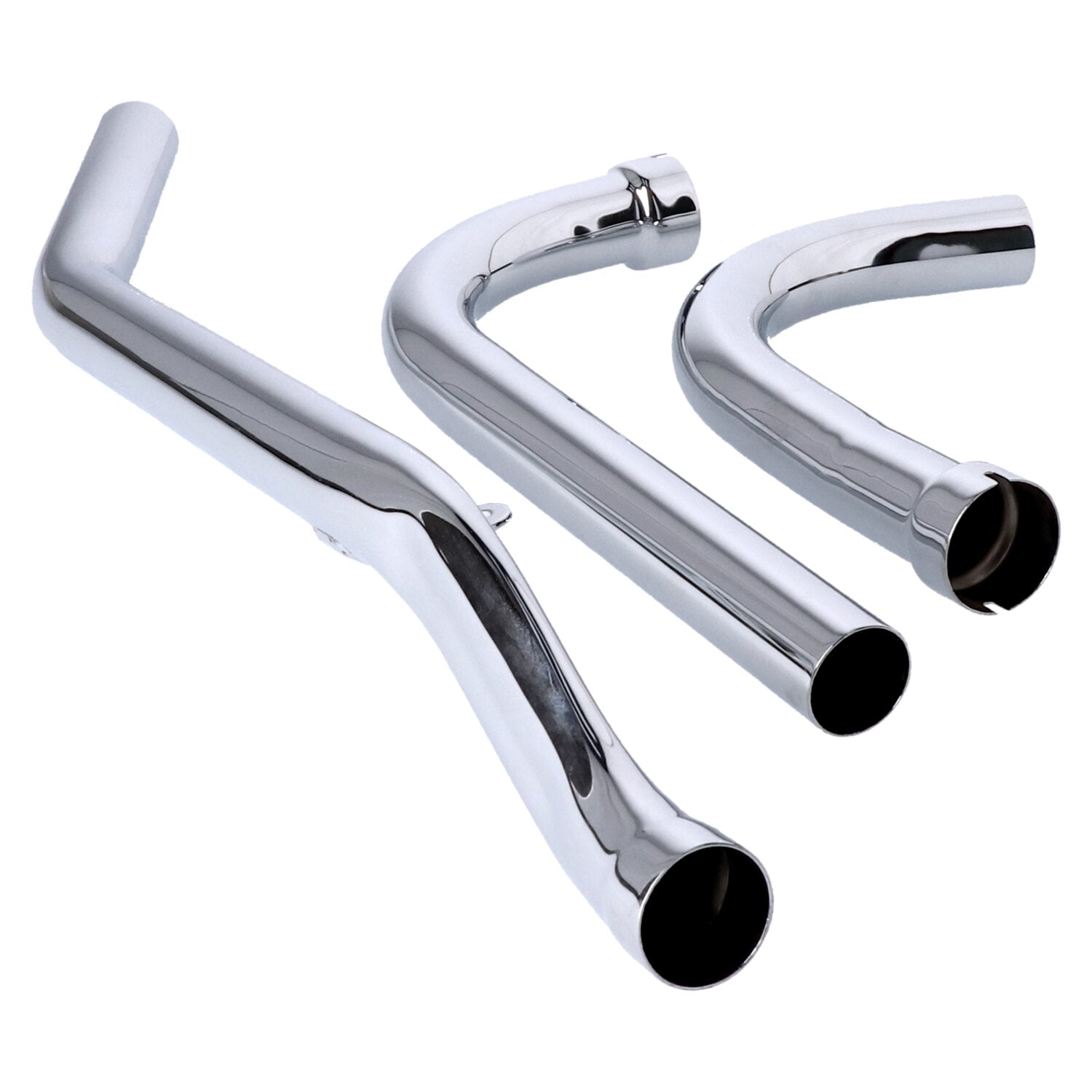 Paughco Upswept head pipes - S-pipe - around oil tank
