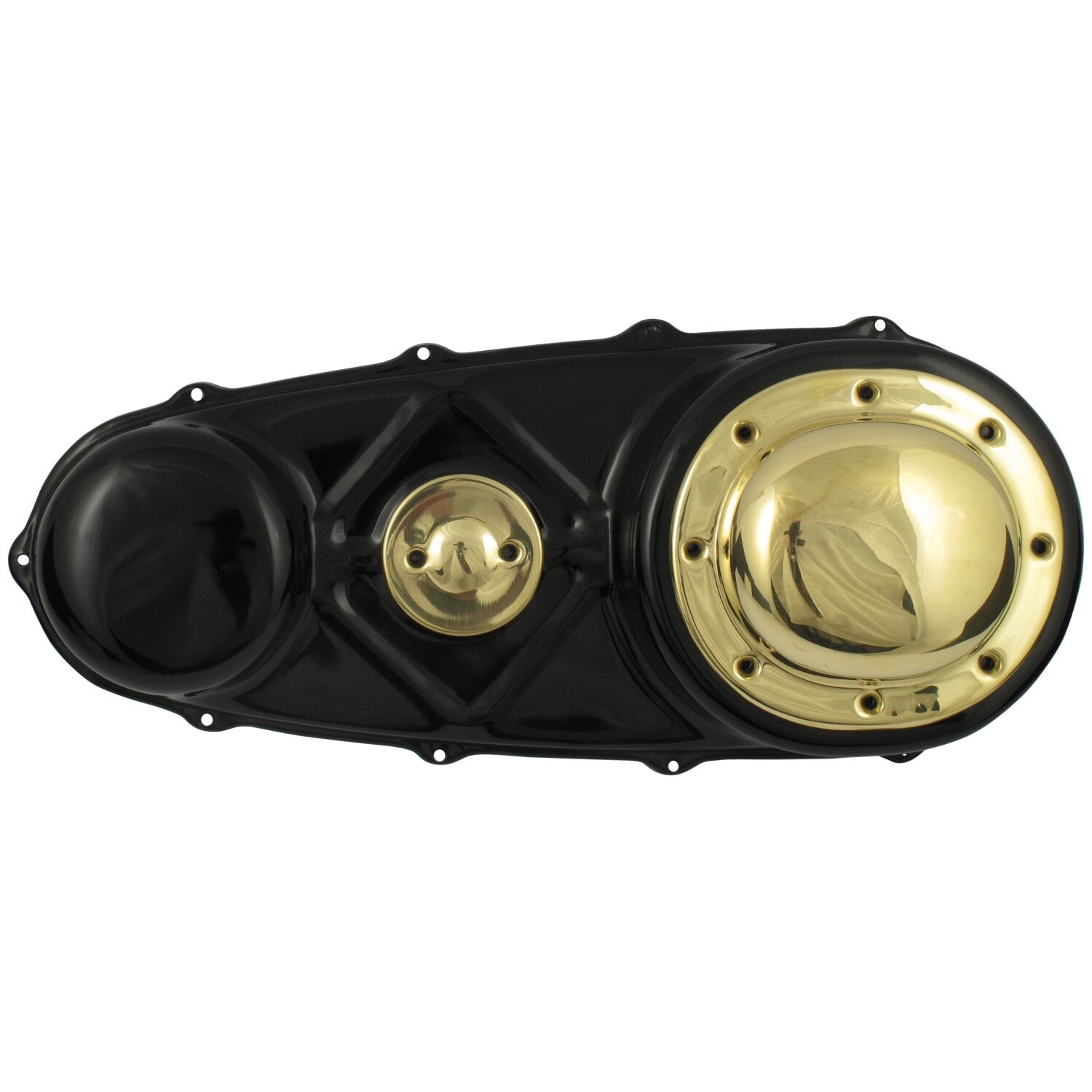 Paughco derby cover - Plain - Polished brass
