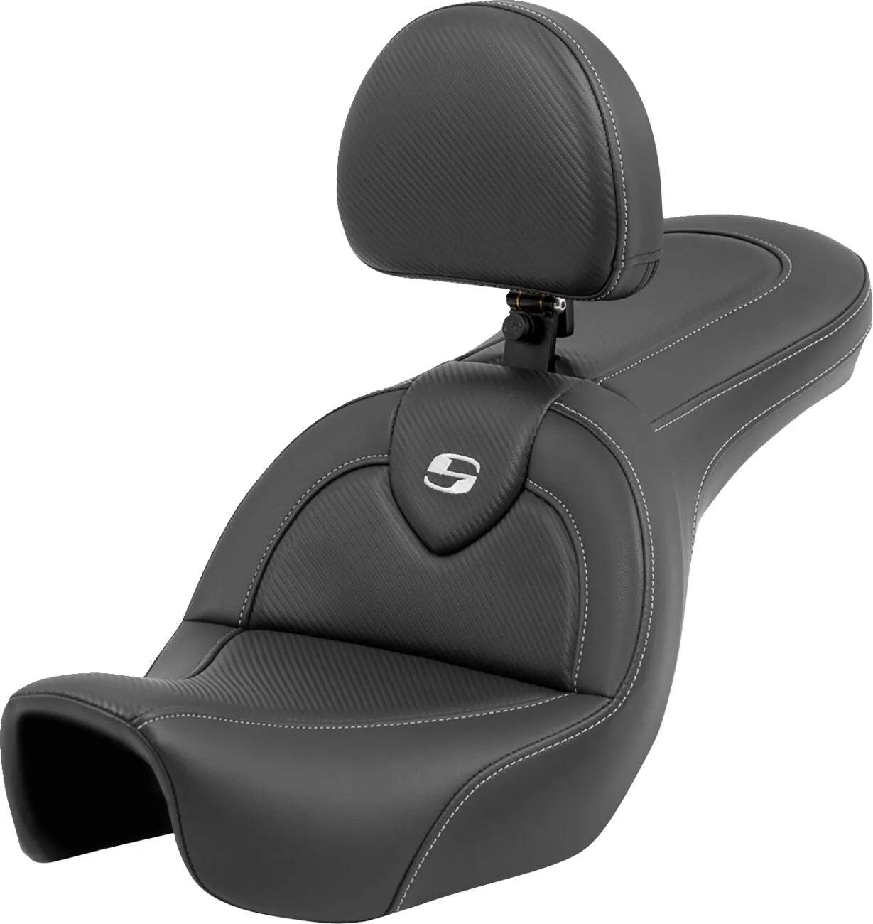 Saddlemen Roadsofa Carbon Fiber Seat - For Harley Davidson