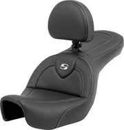 Saddlemen Roadsofa Carbon Fiber Seat - For Harley Davidson