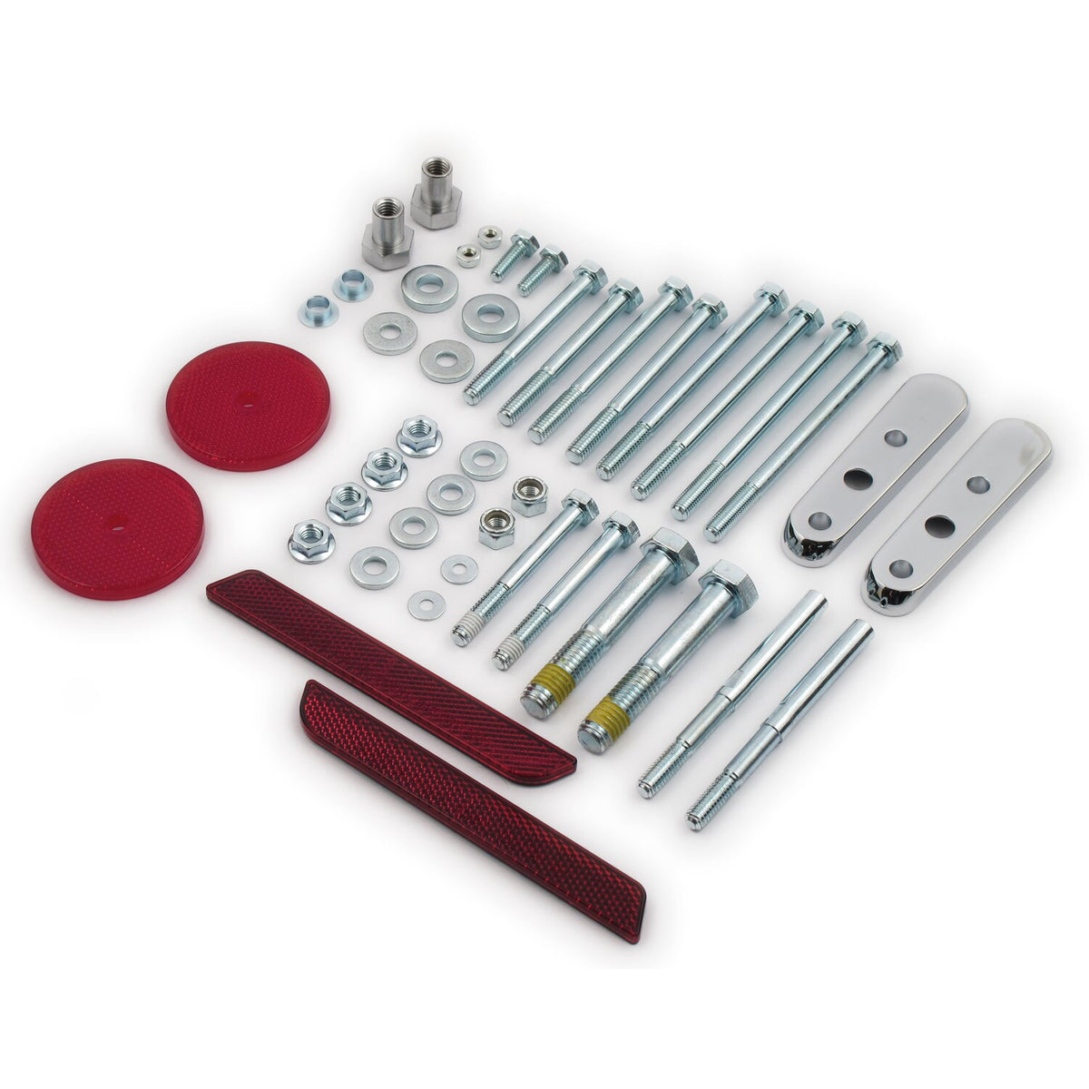 MCS Rear turn signal relocation kit - Chrome