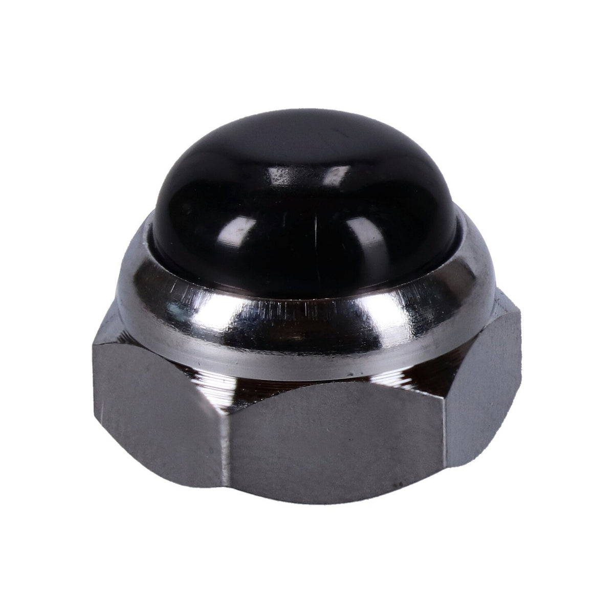 MCS Rocker shaft end nut set black plastic inserts