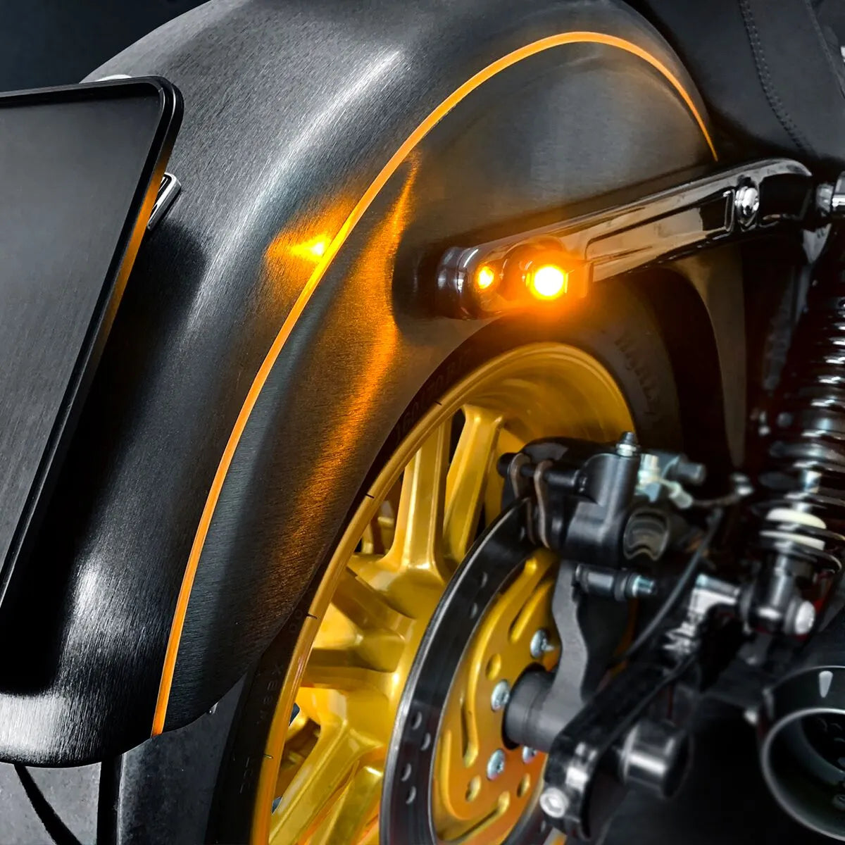 Heinz Bikes Nano Winglets - Harley Turn Signals