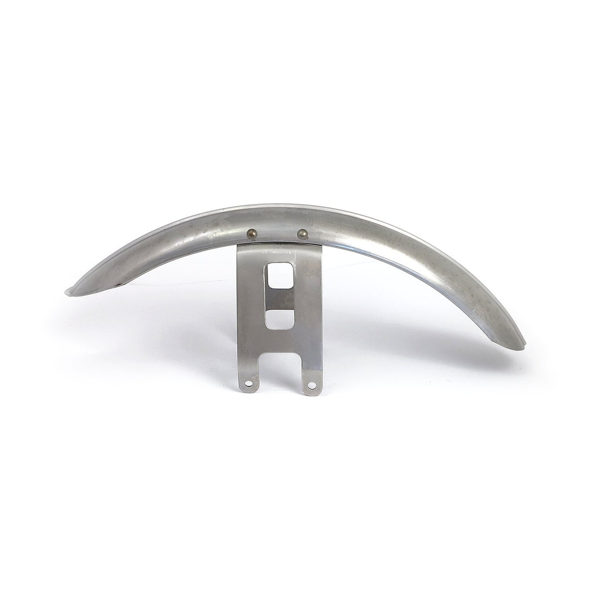 MCS 49-84 FL custom narrow front fender - Raw steel ribbed