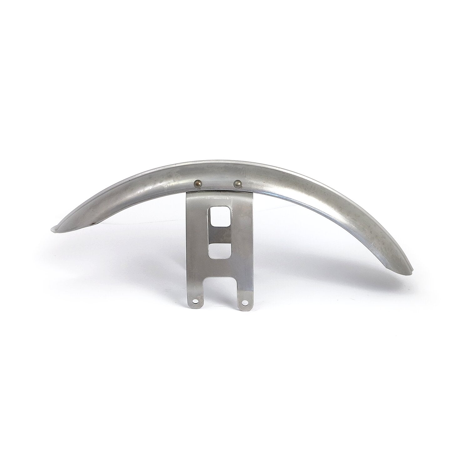 MCS 49-84 FL custom narrow front fender - Raw steel ribbed