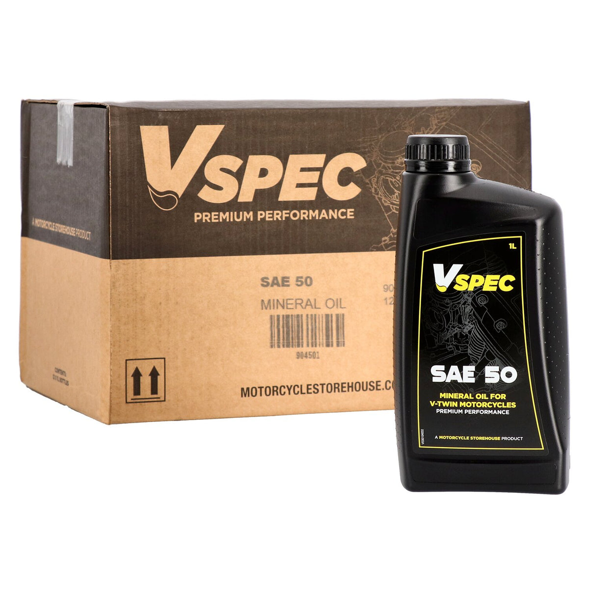Vspec SAE 50 (Mineral) motor oil - 1 liter bottle