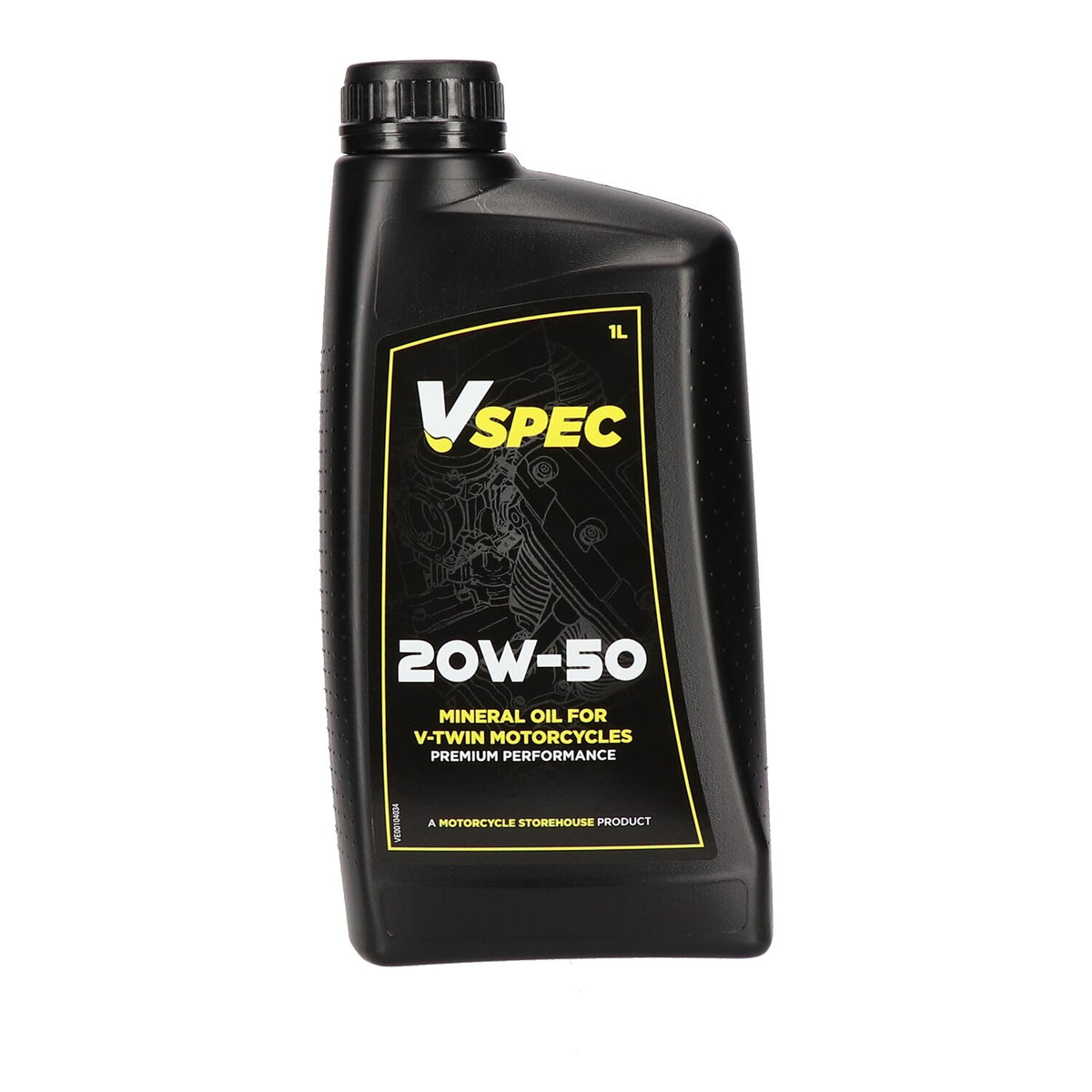 Vspec 20W50 (mineral) motor oil - 1 liter bottle