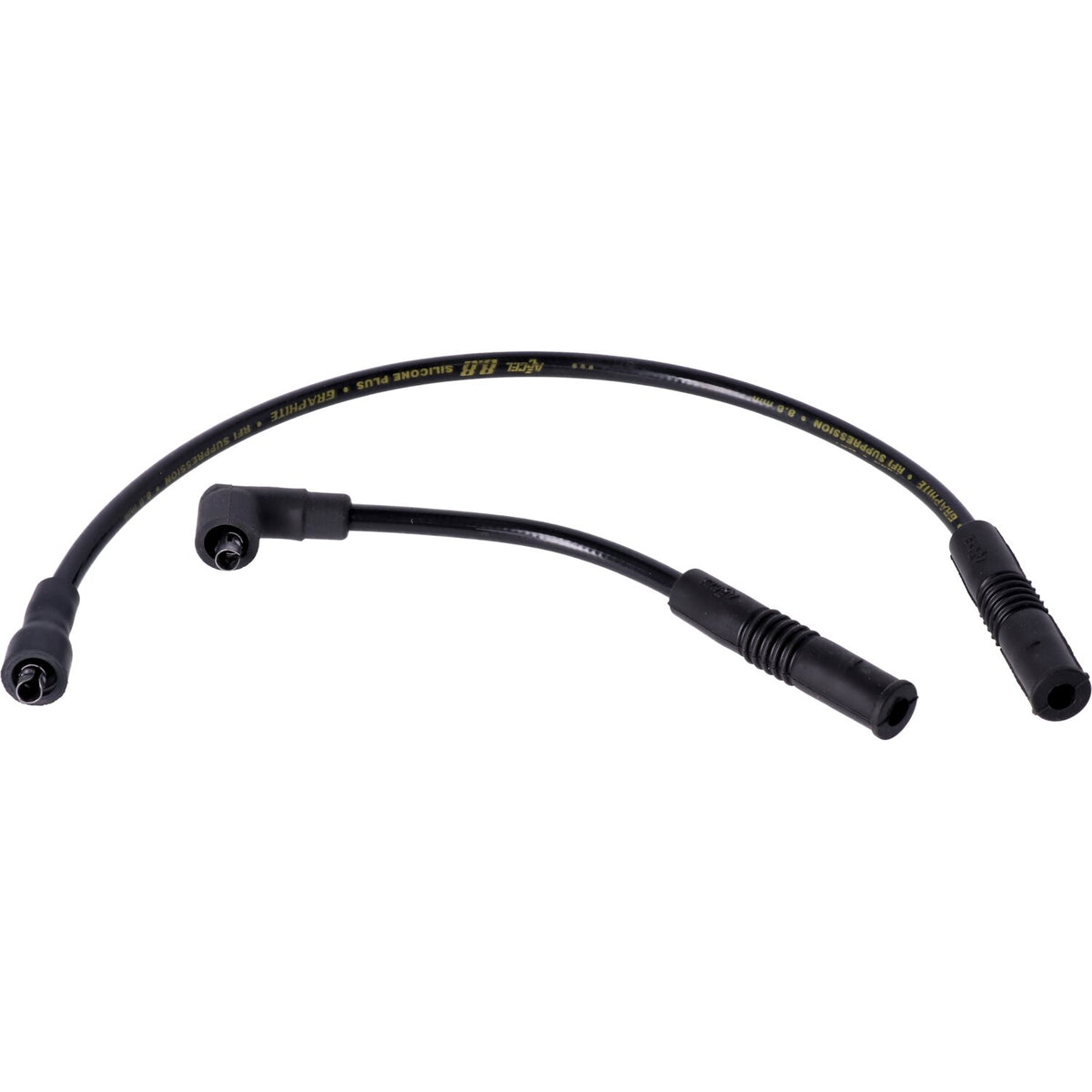 Accel 8.8mm supression core spark plug wire set - Black