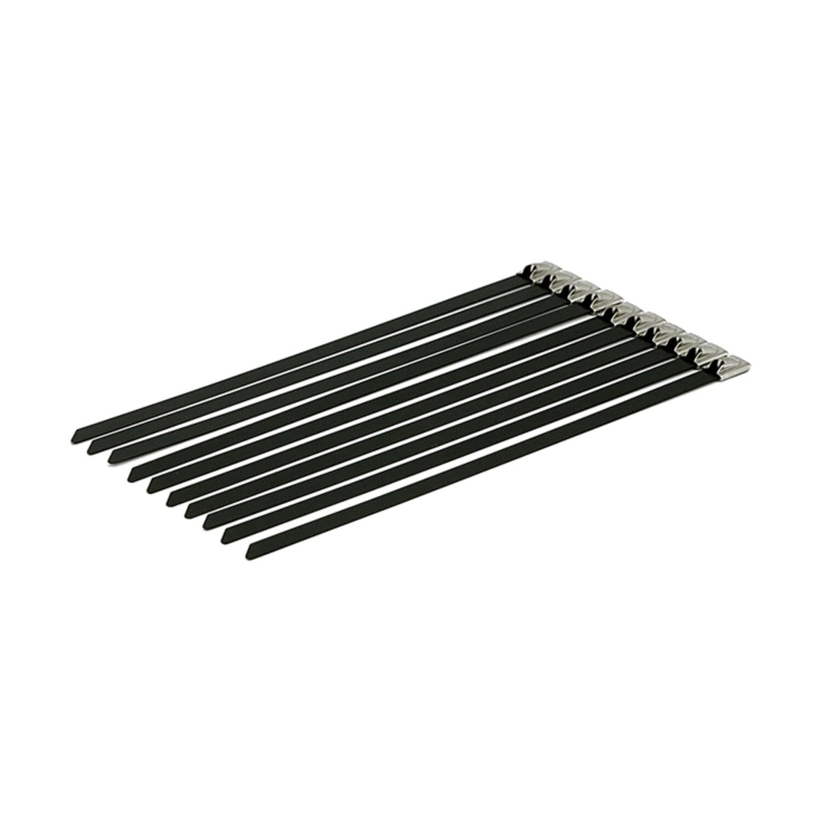 MCS Exhaust tie wraps 8" long black stainless