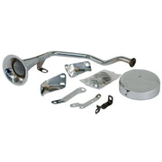 MCS Early style trumpet horn kit - 6-volt - Chrome