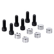 MCS Smoothtopps push-on bolt & cover kit - Chrome