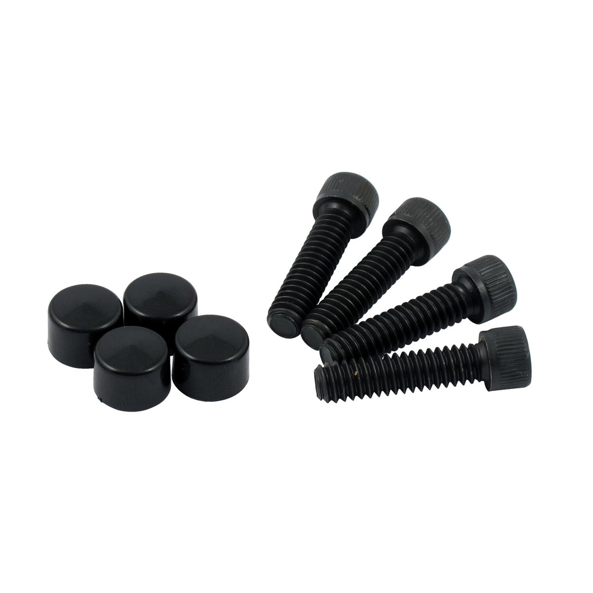 MCS Smoothtopps push-on cover & bolt kit - Black