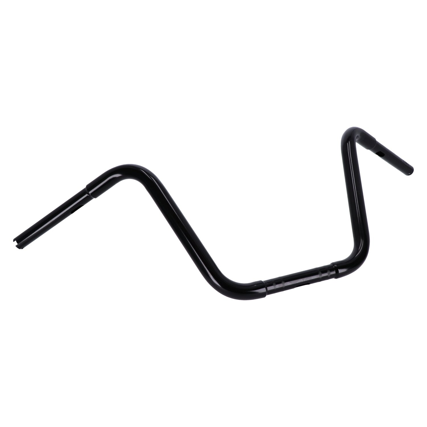 MCS 1-1/4" Buffalo Apehangers 12" high black