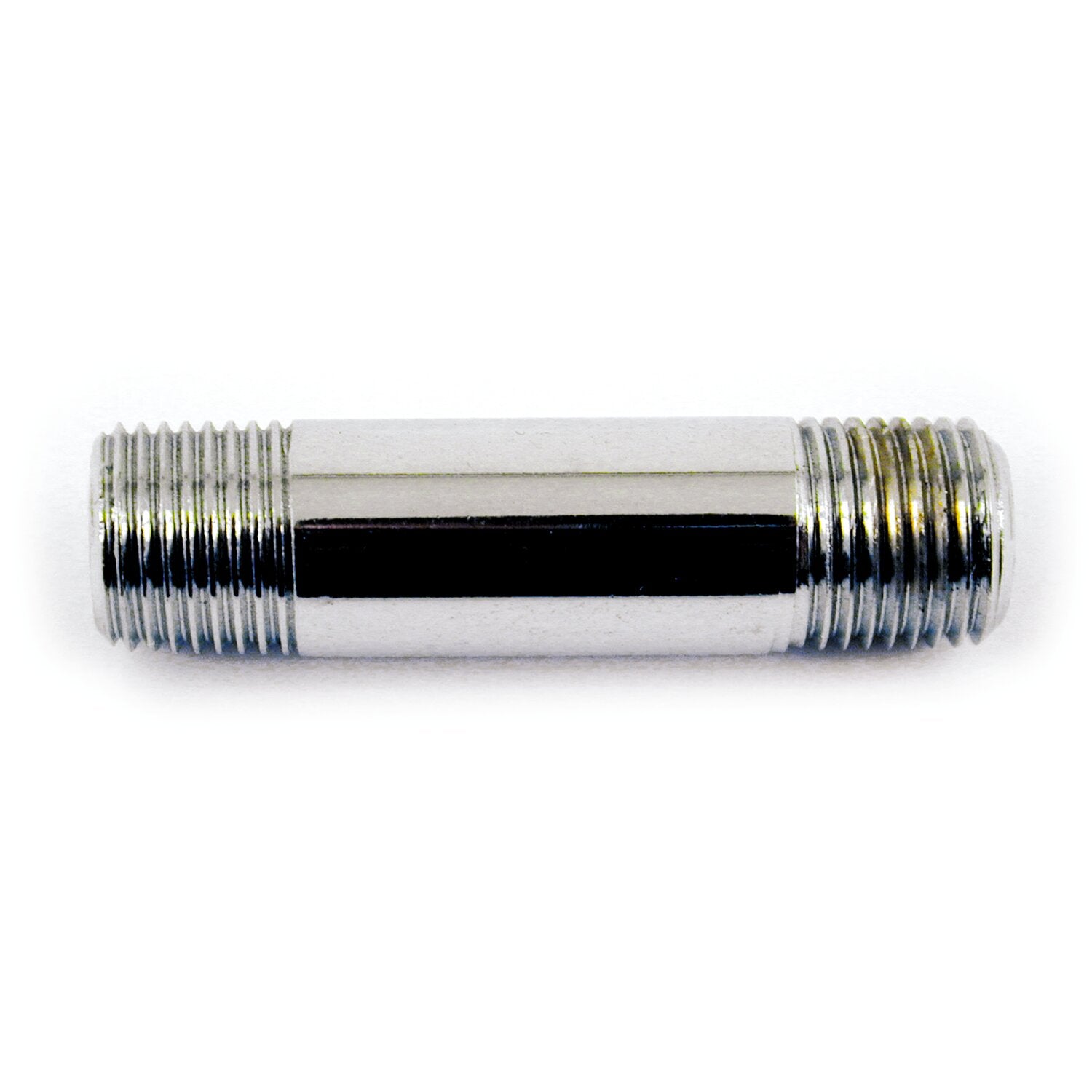 Gardner-Westcott Oil gauge fitting 1-1/2" extension pipe 1/8" NPT - Chrome