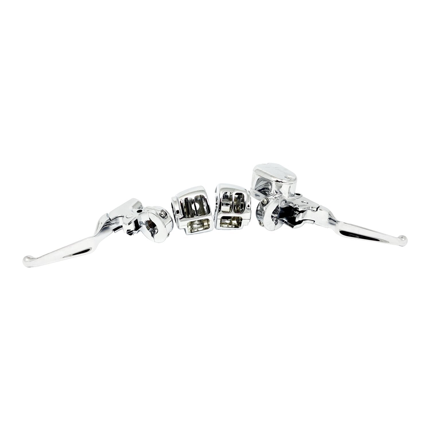 MCS Handlebar control kit chrome