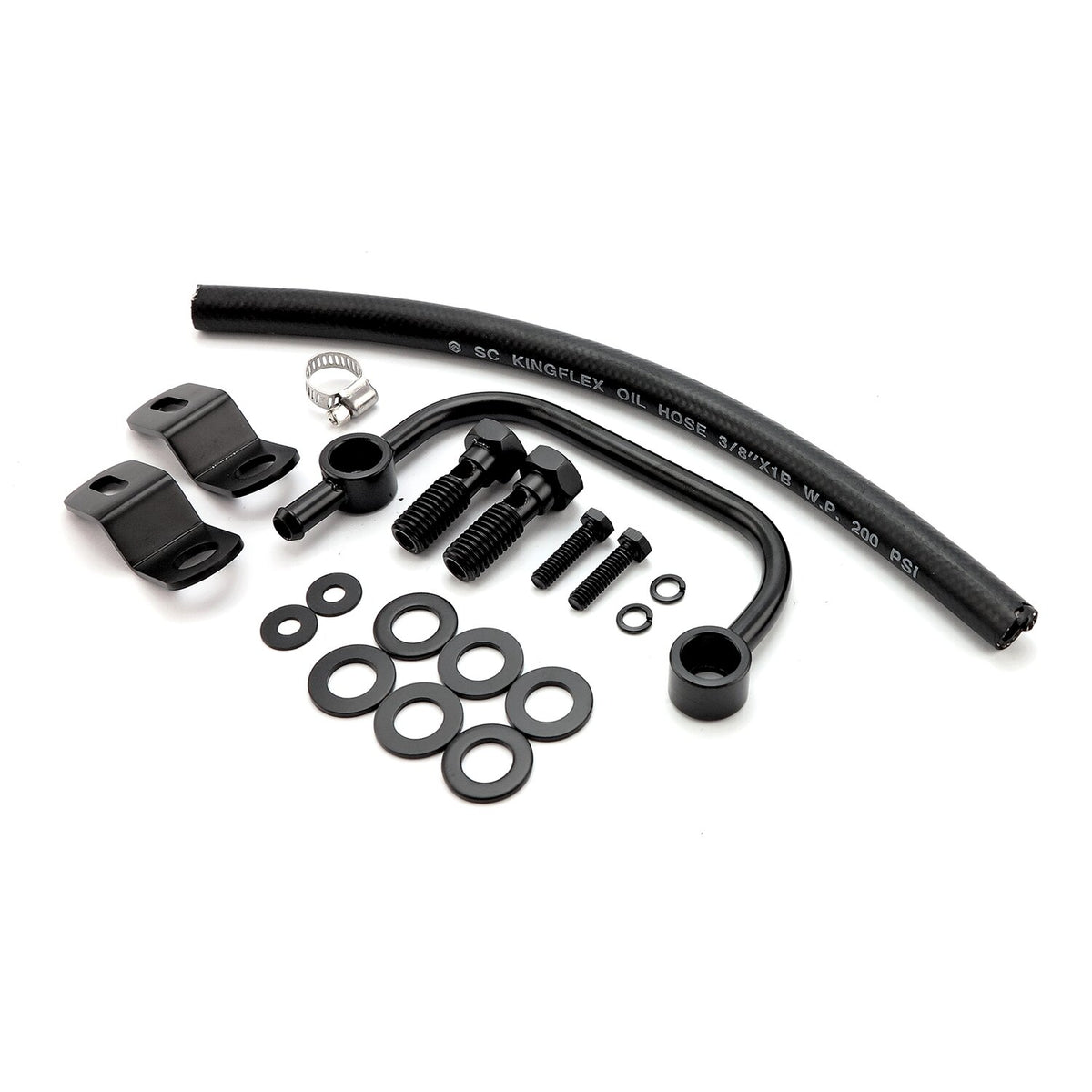 MCS Air cleaner breather kit - Black
