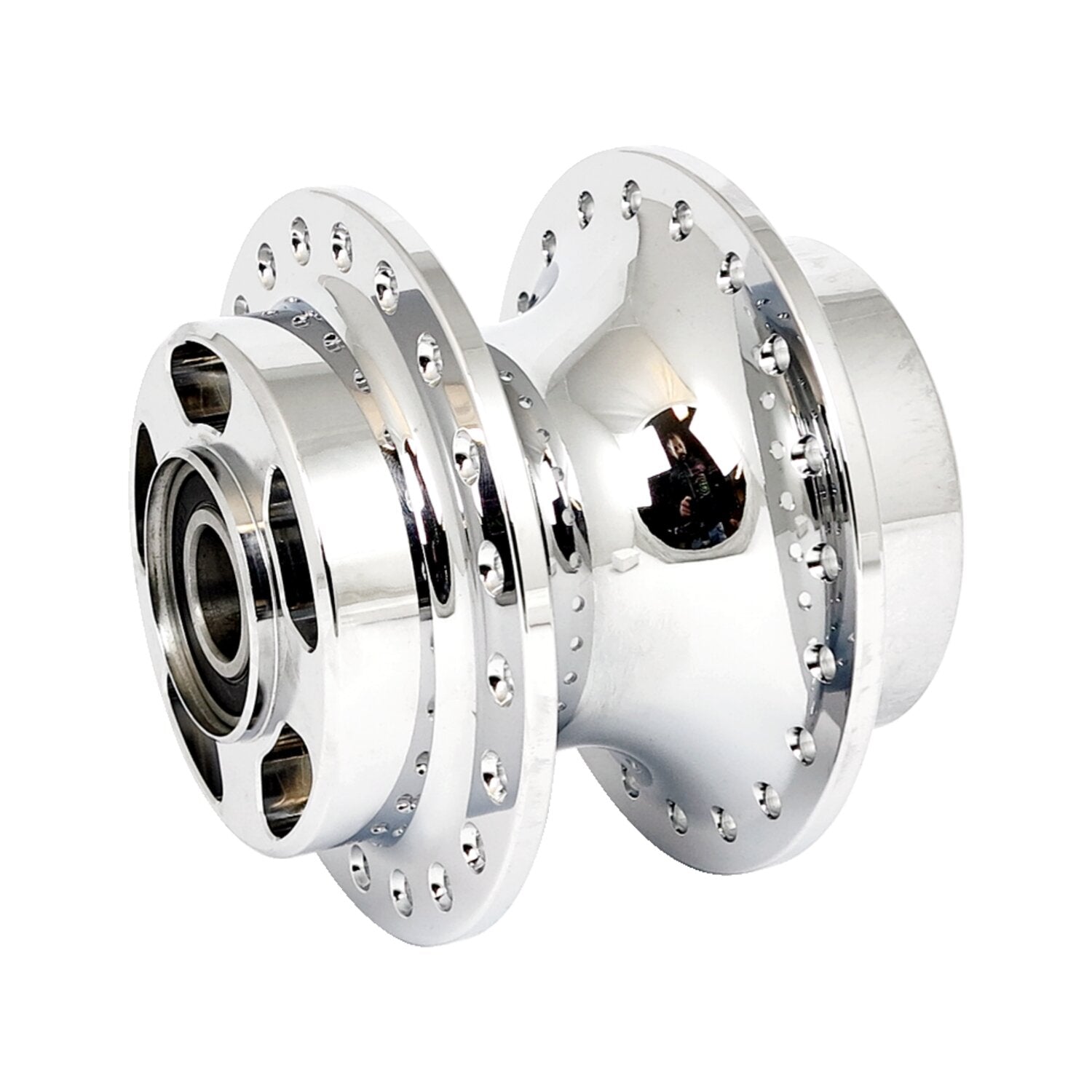 MCS Front wheel hub chrome