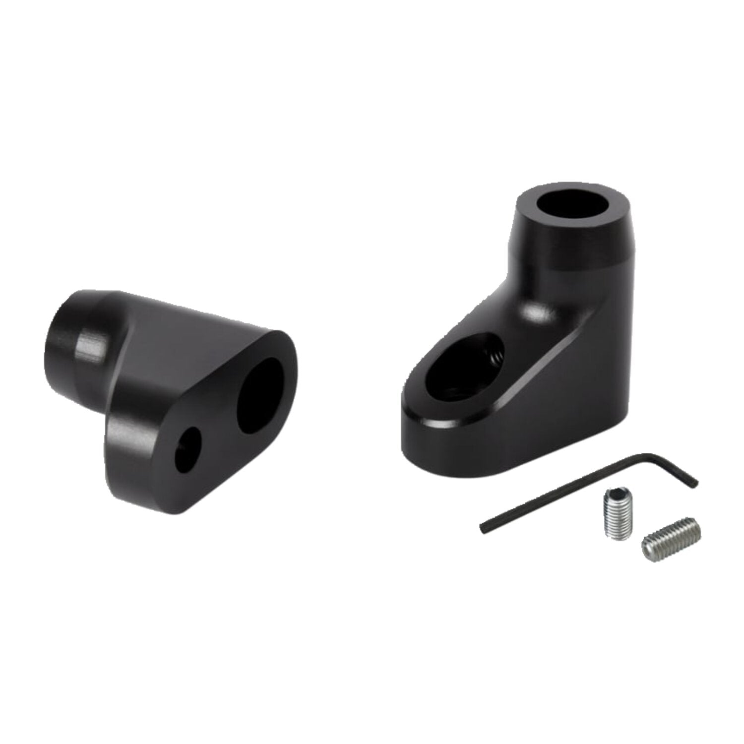 Motone turn signal brackets for LC Triumph 8mm - Black