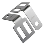 Motone turn signal brackets under seat mount - Polished