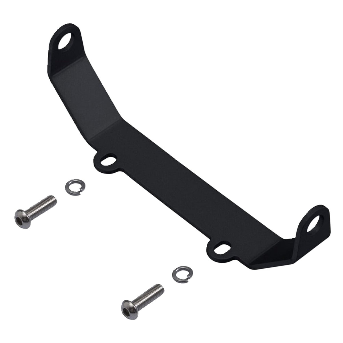 Motone turn signal relocation bracket front - Black