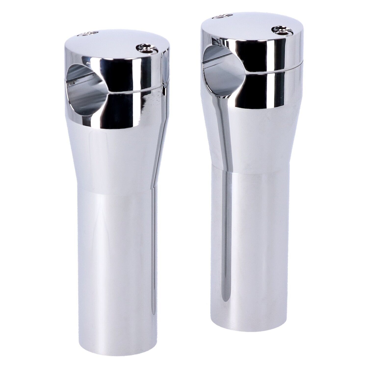 MCS Early style risers - 5" rise - Chrome