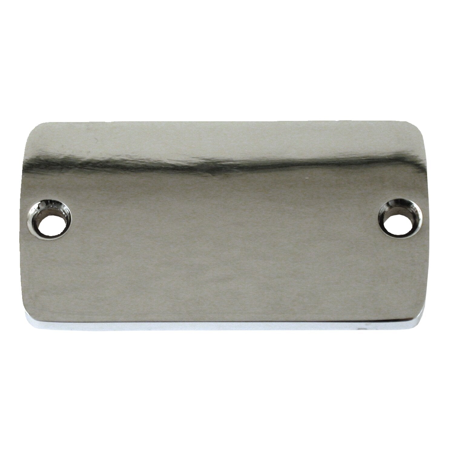 MCS Master cyl - cover - plain chrome