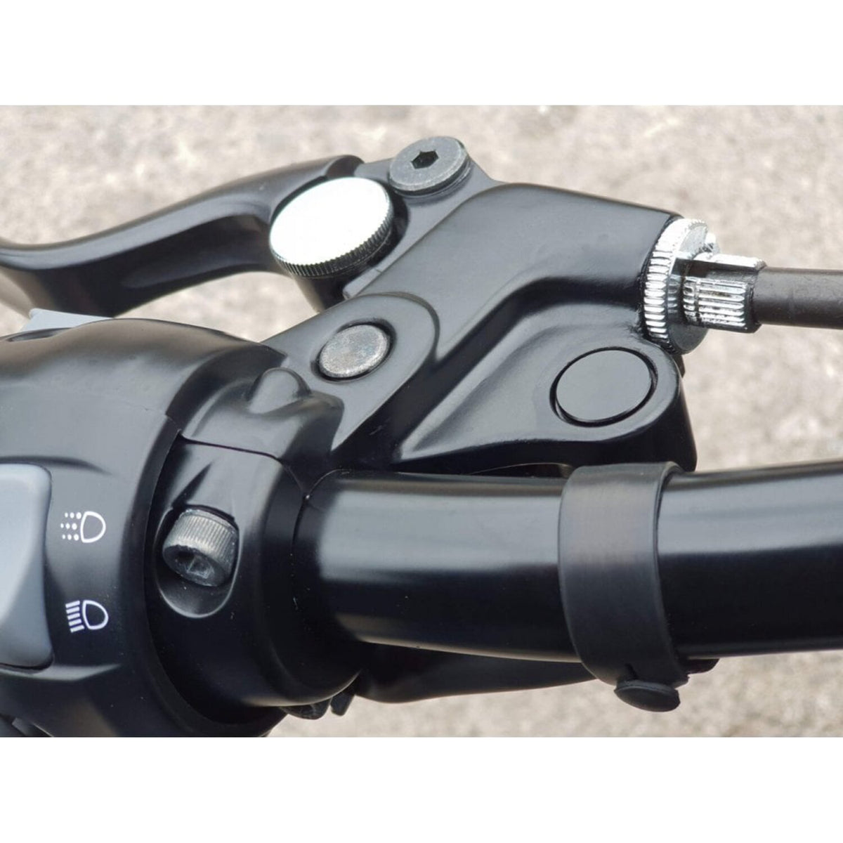 Motone mirror delete plugs 1" h/b - Black