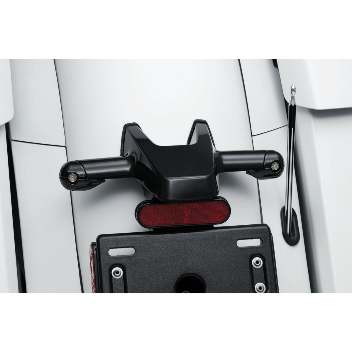 Kuryakyn Rear atto turn signal adapters gloss black