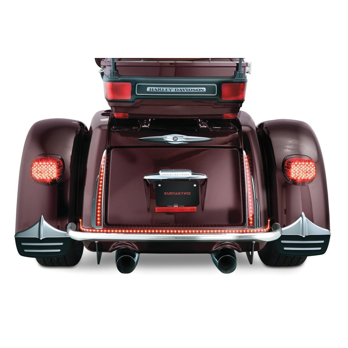 Kuryakyn Trike rear light bars - Chrome