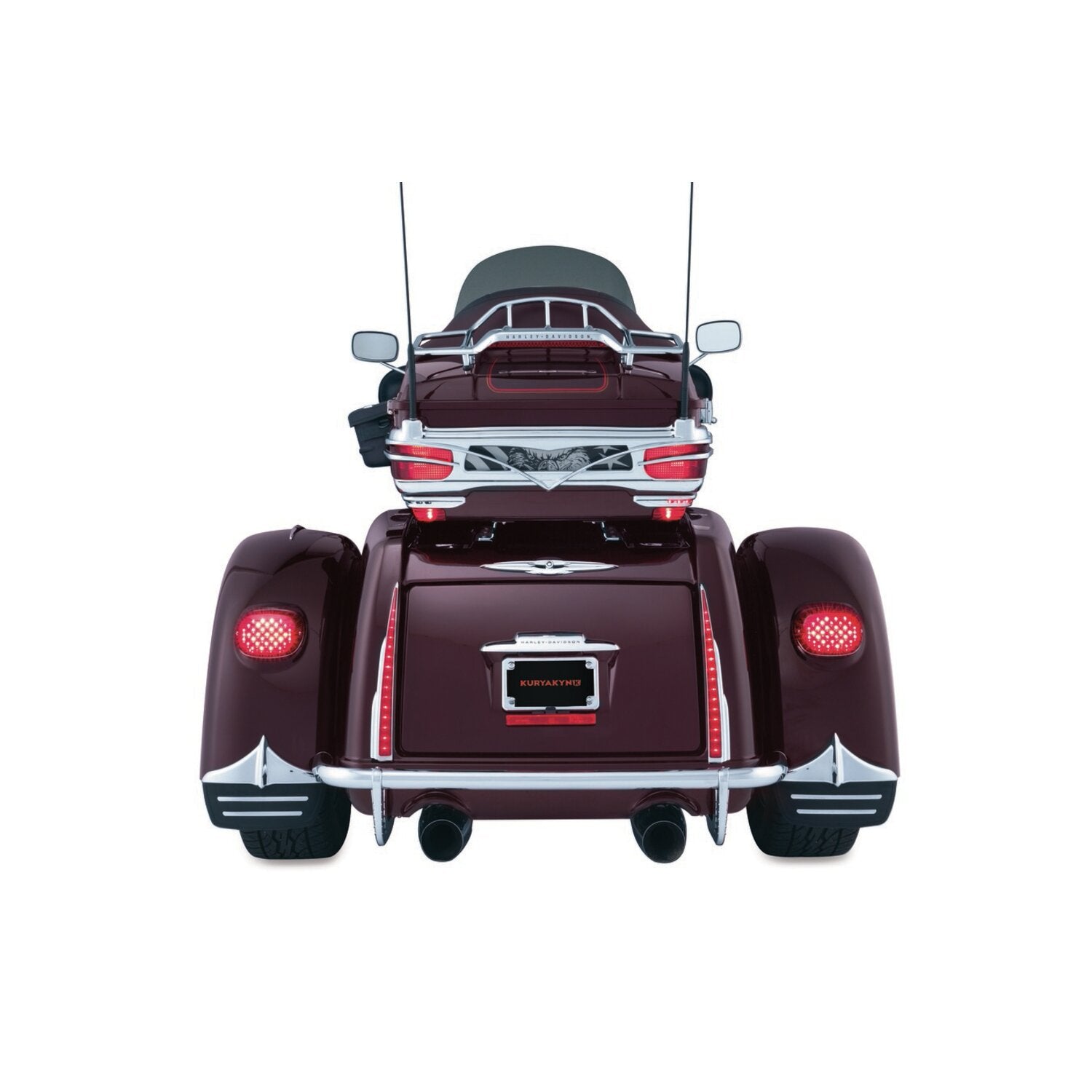 Kuryakyn Trike rear light bars - Chrome