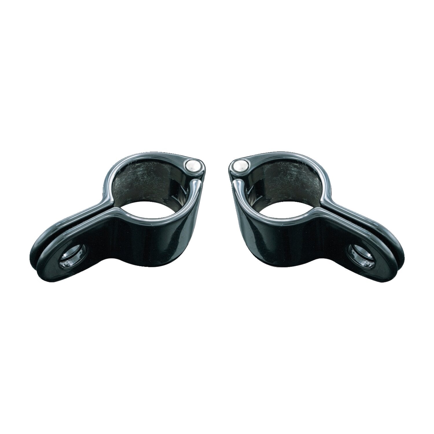 Kuryakyn Magnum quick clamps 1" (25.4mm) - Gloss black