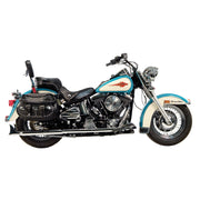 Paughco Independent dual head pipes - Chrome