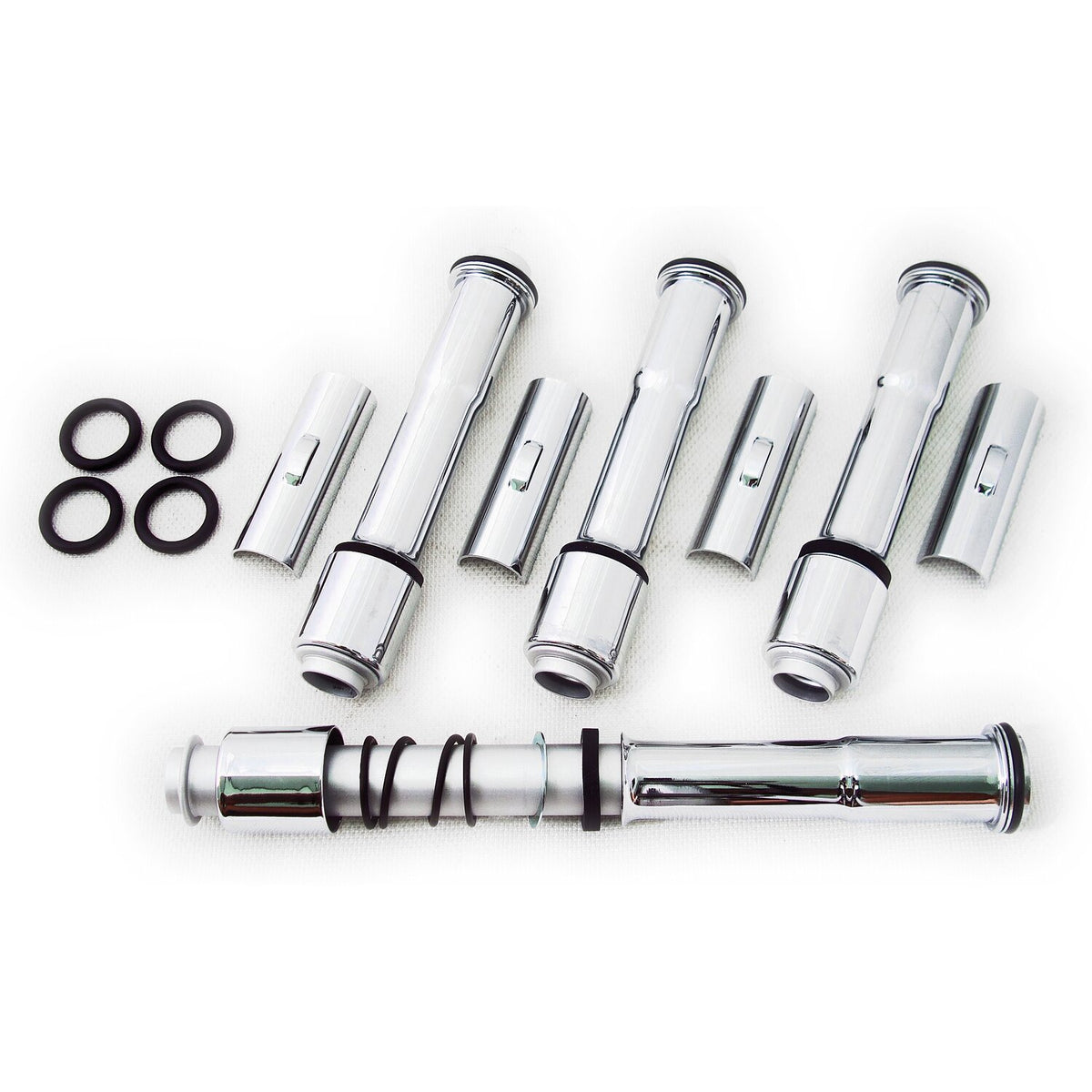 MCS Complete 04-up XL multiple-parts pushrod cover kit - Chrome