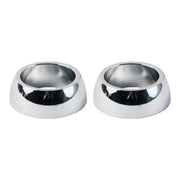 Paughco handlebar grip cones for internal throttle - Chrome
