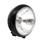 MCS 7" H4 headlamp for FL models - Clear lens - Black