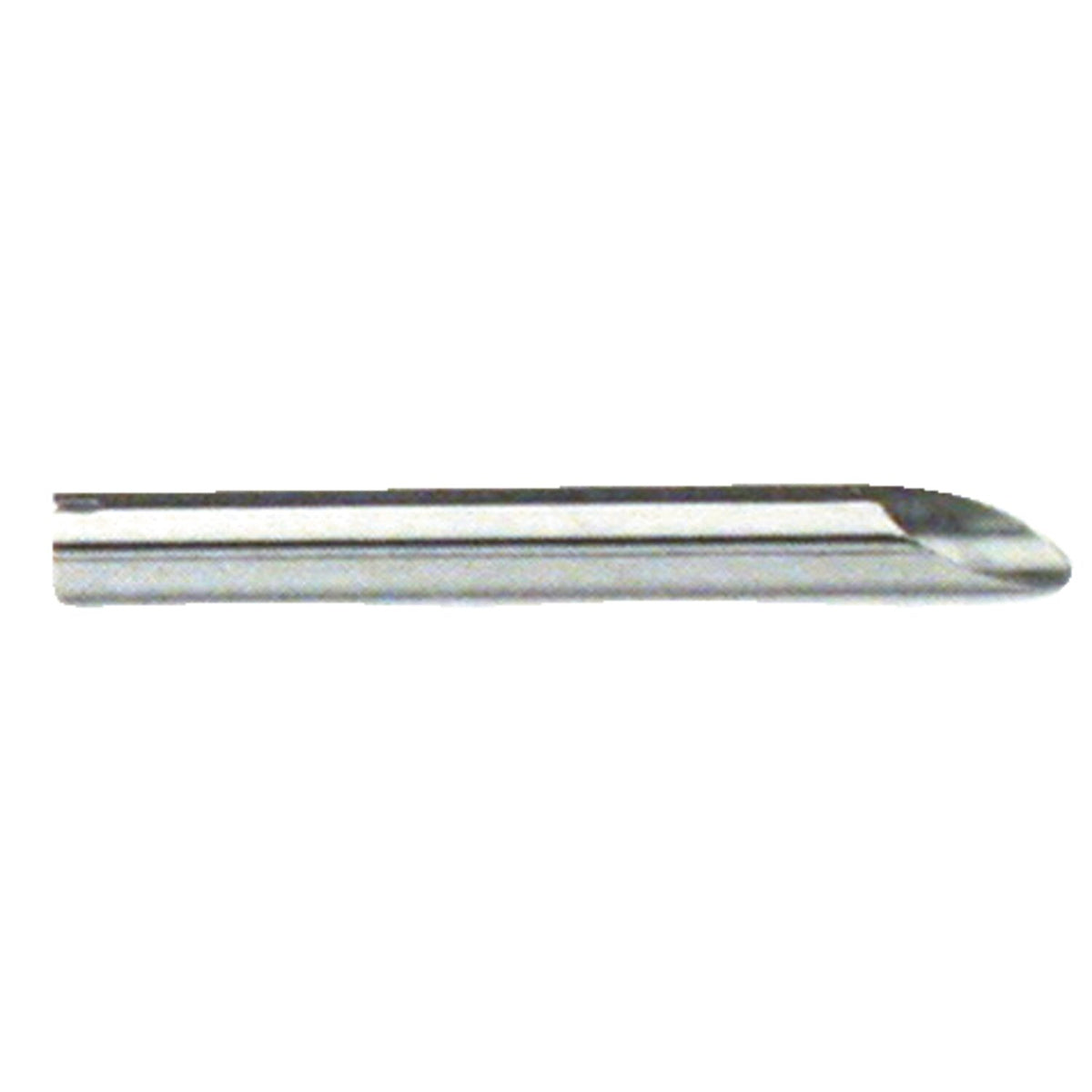 Paughco Tailpipe extension - 18" Slash cut - Chrome