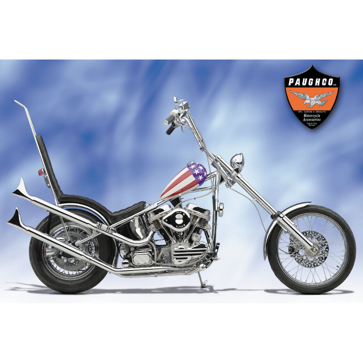 Paughco Universal Fishtail muffler - 28" long - Right