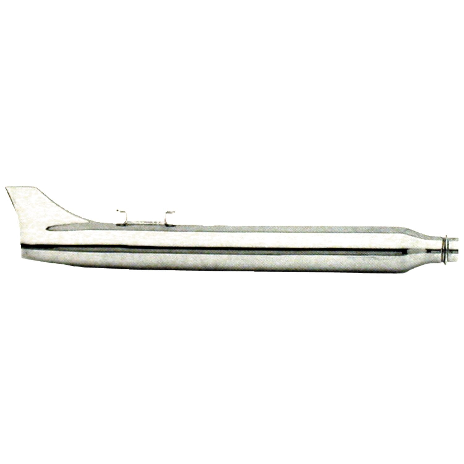 Paughco Smooth 3" Rocket Fishtail muffler - 31" - L&r