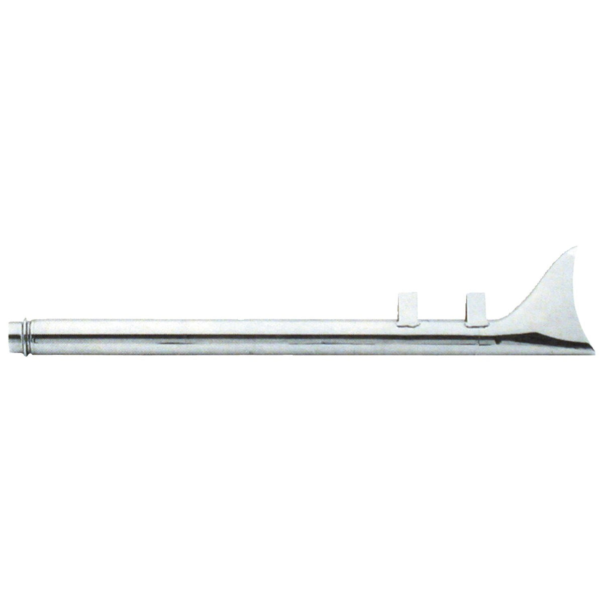 Paughco Fishtail extension (right) - 31" long - Chrome