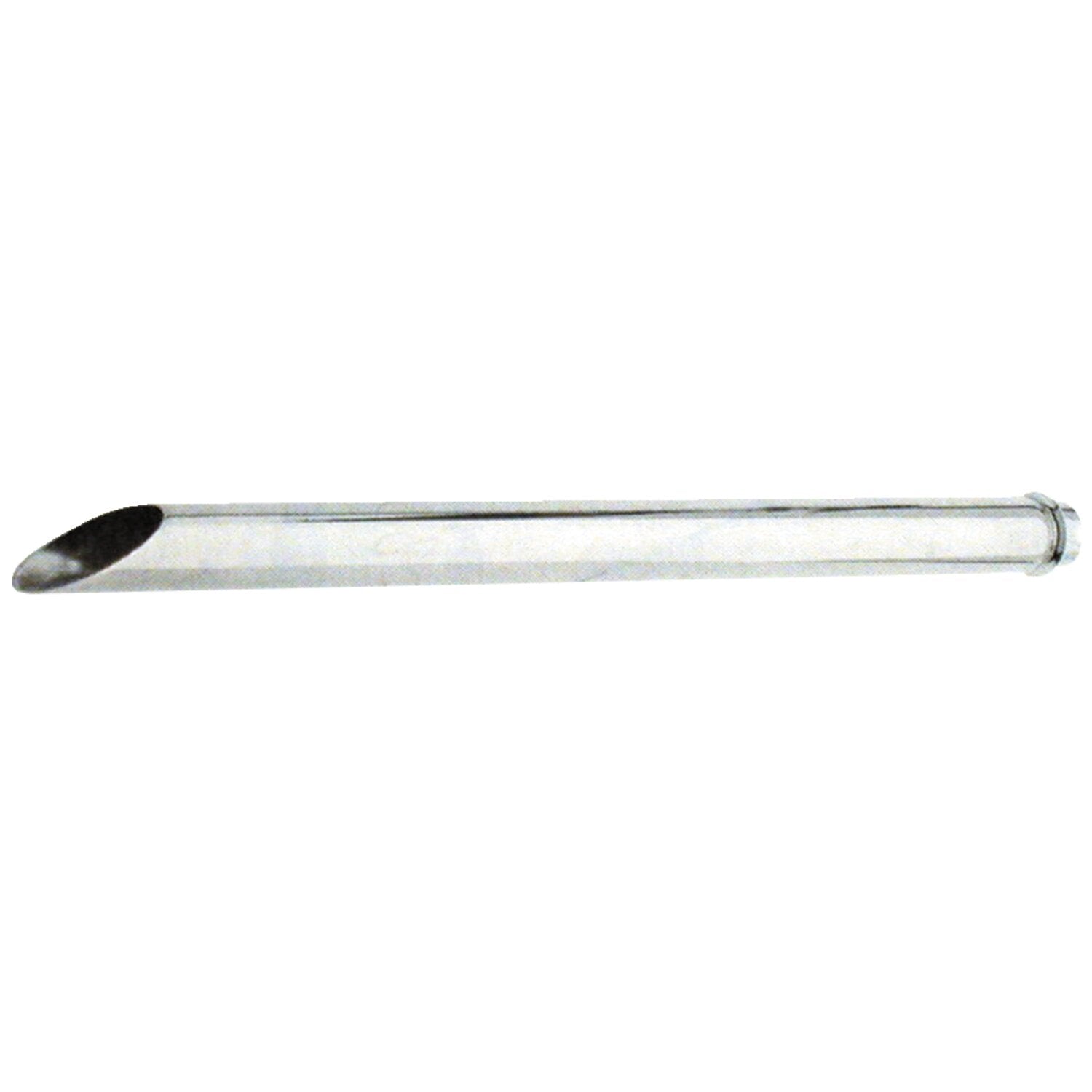 Paughco Tailpipe extension - 31" Slash cut - Chrome