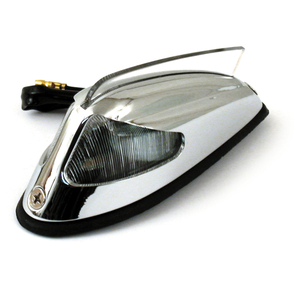 MCS 50-57 style front fender light - Chrome clear lens
